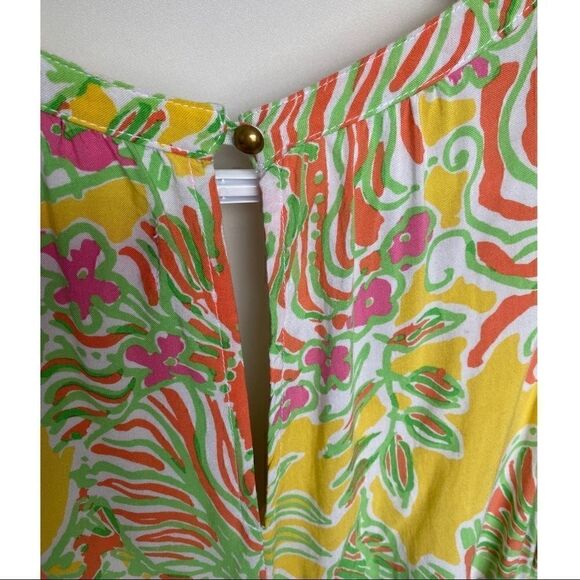 Lilly Pulitzer x Target Challis Romper Happy Place - Picture 8 of 12